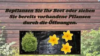Produktinfo Video Bodengewebe Unkrautfolie Unkrautvlies UV Stabil