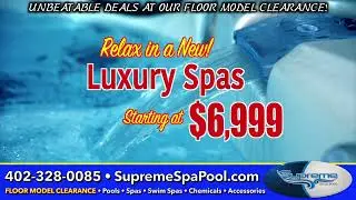 Supreme Spa & Pool Floor Model Clearance Sale 15.2 2025