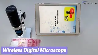 LED / UV Mode Wireless Digital Microscope App Control For Beauty Salons