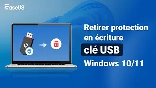 Retirer protection en écriture clé USB windows 10/11 en 5 MIN !