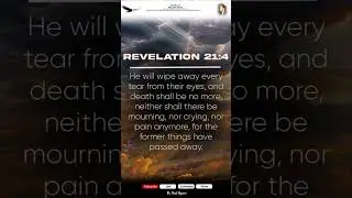 Revelation 21:4 Encouraging Bible Verse Message | Shalom!