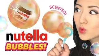 DIY NUTELLA BUBBLES!!! Chocolate Scented Bubbles! Fun Summer DIY, Summer Life Hacks!