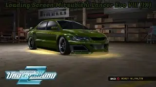 Midnight Club LA - Design making on the Loading Screen Mistubishi EVO VIII (IX) from NFSU2 