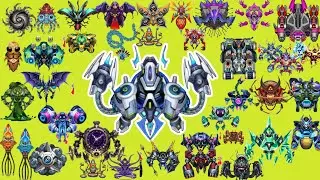 space shooter all bosses gameplay | Space Shooter New Ship indra | brown2.2