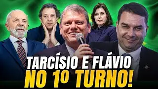 LULA ESTÁ COM MEDO DE TARCÍSIO E FLÁVIO VENCEREM NO 1º TURNO