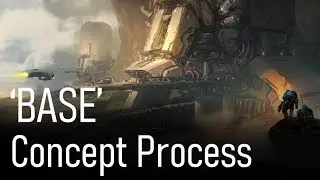 Sci-Fi 'Base' concept process