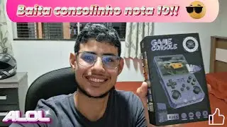 ✔️( Esse console é sensacional🤩!!)Abrindo o mini game retro R36S🕹👍🏻