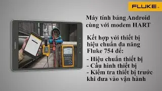 Kết nối Fluke 154 với phần mềm m&aacute;y t&iacute;nh bảng