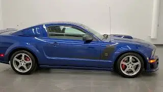 2009 FORD MUSTANG ROUSH 429R 5 SPEED IN VISTA BLUE WALK AROUND REVIEW 12049Z SOLD!