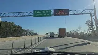Driving to Virginia Beach. 