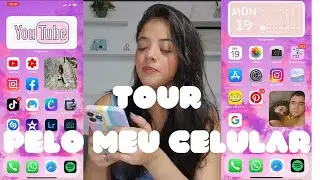 O QUE TEM NO MEU CELULAR! Tour + Organização do iPhone 12 pro max