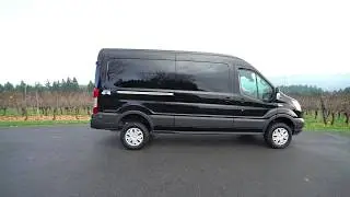Walk Around Newberg Ford's Shadow Black Transit 4x4