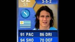 FIFA 13 TOTS CAVANI 92 Player Review & In Game Stats Ultimate Team
