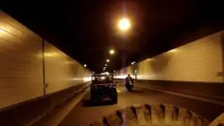 Harley Davidson WLA's and WLC's with sirens in a tunnel