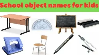 School Objects for Kids | Classroom Objects Learning Video | Kids Education in English and Hindi 