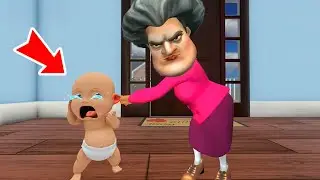 &Ccedil;atlak &Ouml;ğretmen Patron Bebeği D&ouml;vd&uuml; 🥶 Scary Teacher Who's Your Daddy Oyunu