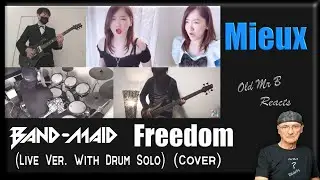 Mieux - BAND-MAID🎀Freedom【Live Ver. With Drum Solo】(Reaction)