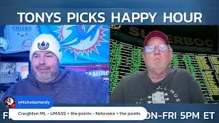 Live NBA NCAAB NHL Tonys Picks Happy Hour 1-27-2026