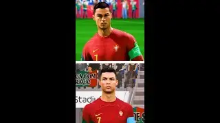 FIFA vs PES 🔥 Cristiano Ronaldo - Every World Cup [2006-2022] ✅ #shorts