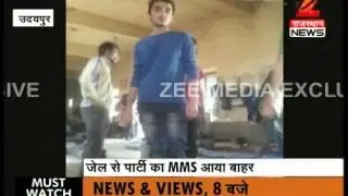 Udaipur : Prisoner captured the video of party inside prison