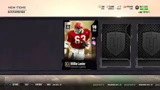 MADDEN 18 LIMITED TIME PULL 98 ULTIMATE LEGEND WILLIE LANIER!!! **EPIC REACTION PACK OPENING **