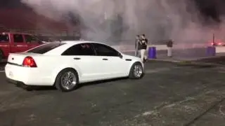 2011 Chevy caprice on the track