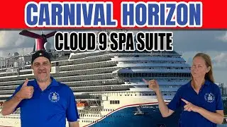 Carnival Horizon Cloud 9 Spa Suite Cabin 14206 | Tall Man's Cruise Adventures