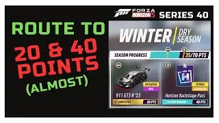 Forza Horizon 5 - Route to 40 Points (almost) Series 40 Winter