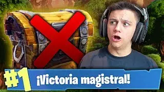 VICTORIA ÉPICA SIN ABRIR NINGÚN COFRE!! - Fortnite: Battle Royale
