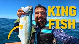 Alone at Sea on a Jet Ski &ndash; Fresh KING FISH Sashim