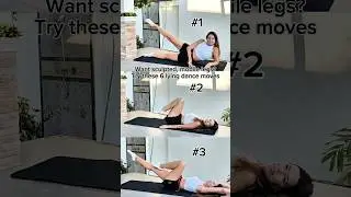6 Lying Dance Moves for Sculpted Legs | Low Impact #homeworkout #legsworkout #danceworkout