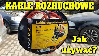 JAK URUCHOMIĆ SAMOCH&Oacute;D ZA POMOCĄ KABLI ROZRUCHOWYCH? KOLEJNOŚĆ PODŁĄCZENIA - INSTRUKCJA PORADNIK DIY