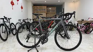 Giant PCR-LTD 2 - 2025 Lỗ 60% Khung Nh&ocirc;m C&agrave;ng Carbon Gr Shimano Tiagra 2x10 Sz ML ĐT 0983138196