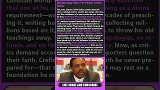 2 Min Ago! Devastating News For Pastor Creflo Dollar #shorts