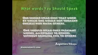Right Speech On The Eightfold Path Of Buddhism