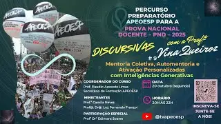 Mentoria #9 &ndash; PerCurso Preparat&oacute;rio APEOESP para a Prova Nacional Docente (PND) 2025