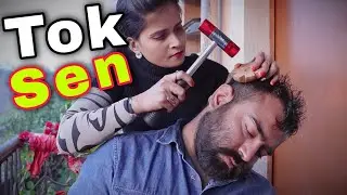 Cosmic Lady Tok Sen Head Massage With Nature ASMR[This Is Insomnia Relaxation]