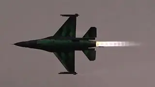 F-16 Afterburner Performance at Sanicole Airshow !!