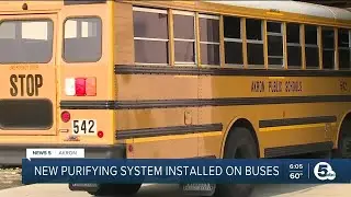Akron Public Schools upgrades bus cleaning, disinfecting technology to fleet of new buses