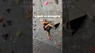 A week of workouts!! #climbingtraining #weeklyworkout