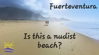 Walking naked on Playa de Cofete