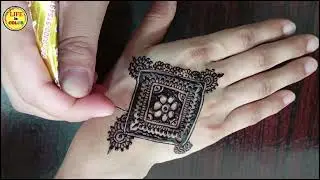 Latest Mandala Mehndi Design 2026 | Simple & Elegant Back Hand Henna #mehndi #hennadesign