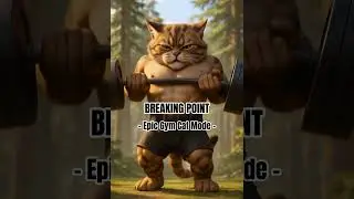 The pain Fuel  The weight Purpose   Epic Cat Gym Motivation 🐾🔥 #Shorts