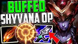 RIOT BUFFED AD SHYVANA INTO A MONSTER! (78% WR BUILD) - Shyvana Guide Season 13 League of Legends