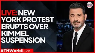 LIVE NEWS | Jimmy Kimmel Suspension Sparks New York Protest And Nationwide Free Speech Outrage