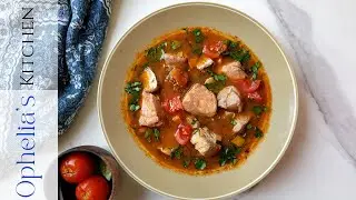 Russian Smoked Fish Soup (Rybnaia Solyanka)