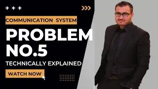 Communication System Numerical Problem No.5- Fully solved