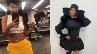 Cardi B Flaunts Post-Baby Abs One Month After Fourth Child Arrival