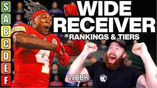 Top 50 Wide Receiver Rankings & Tiers - Week 7 Fantasy Football