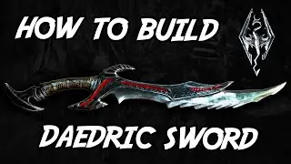 Como construir ESPADA DAEDRIC SKYRIM / how to build DAEDRIC SWORD ELDER SCROLLS DIY COSPLAY TUTORIAL
